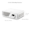 ViewSonic X1 LED 1080P Full HD Smart Projector w/BT Speakers