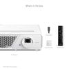 ViewSonic X1 LED 1080P Full HD Smart Projector w/BT Speakers