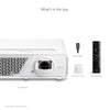 ViewSonic X2 LED 1080P Full HD Smart Short Throw Projector w/BT Speakers